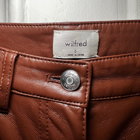 Wilfred Vegan Leather Pants - Picture 1 of 3